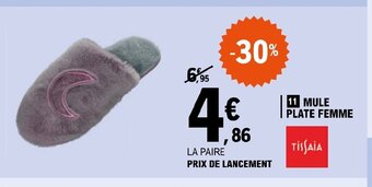 E.Leclerc MULE PLATE FEMME offre