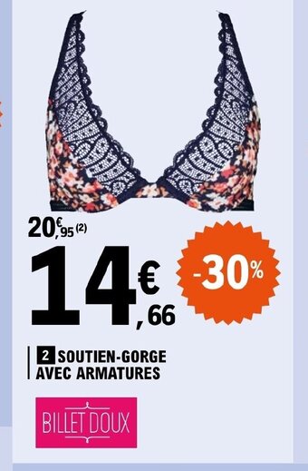 E.Leclerc SOUTIEN-GORGE BILLET DOUX offre