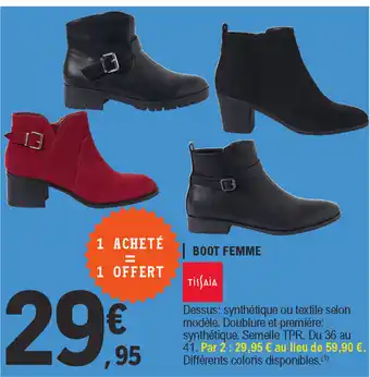 E.Leclerc Boot Femme offre