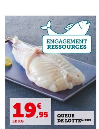 Super U QUEUE DE LOTTE offre