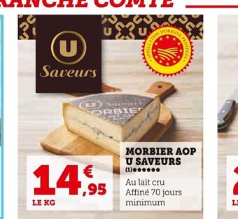 Super U MORBIER AOP U SAVEURS offre