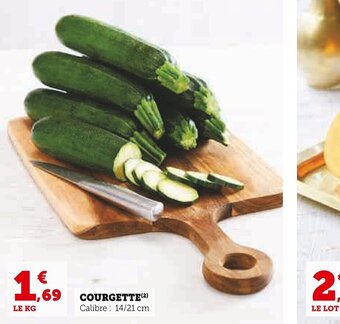 Super U COURGETTE offre