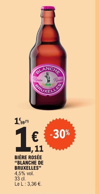 BIĂRE ROSĂE BLANCHE DE BRUXELLES