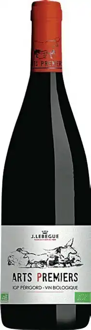 Spar VIN BIOLOGIQUE IGP PÉRIGORD IGP ARTS PREMIERS ROUGE MILLÉSIMÉ offre