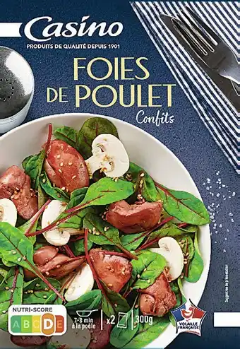 Spar FOIES DE POULET CONFITS offre