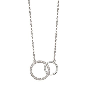 Auchan Collier argent et oxydes de zirconium offre