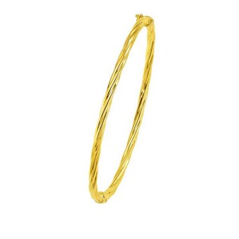 Auchan Bracelet jonc or 375 millièmes offre
