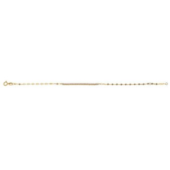 Auchan Bracelet or 375 millièmes et oxydes de zirconium offre