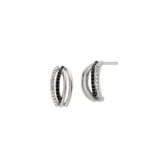 Auchan Boucles d'oreilles argent offre