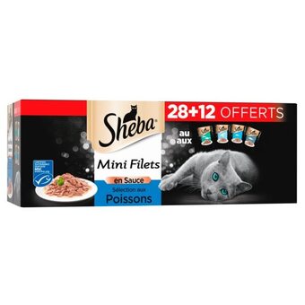 Auchan Sachets fraîcheur à la sélection de poissons sheba offre