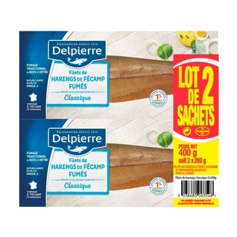 Auchan Filets de harengs fumés delpierre offre
