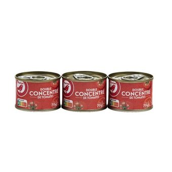 Auchan Double concentré de tomates auchan offre