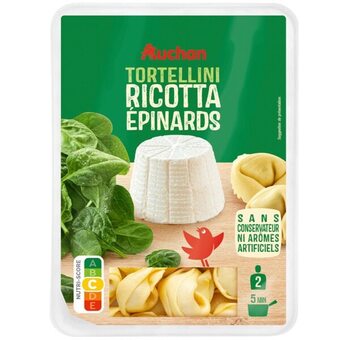 Auchan Tortellini ricotta épinards auchan offre