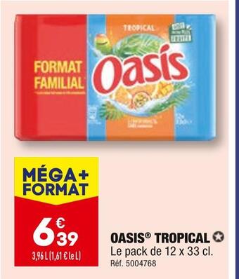 ALDI Oasis oasis tropical offre