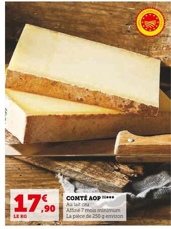 U Express Comté aop offre