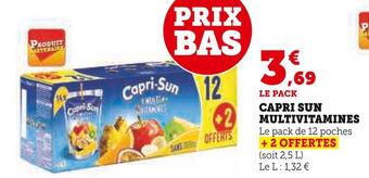 U Express Capri sun capri sun multivitamines offre