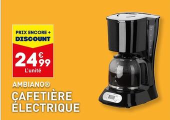 ALDI Ambiano cafetière électrique offre
