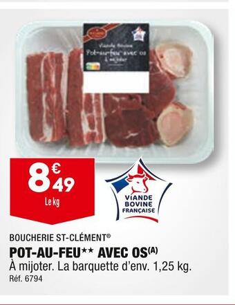ALDI Boucherie st-clément pot-au-feu avec os offre