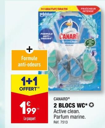 ALDI Canard 2 blocs wc offre