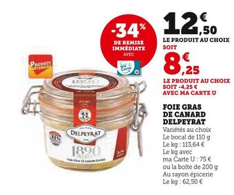 Delpeyrat foie gras de canard