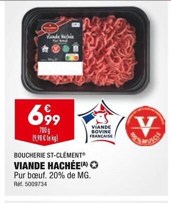 ALDI Boucherie st-clément viande hachée offre