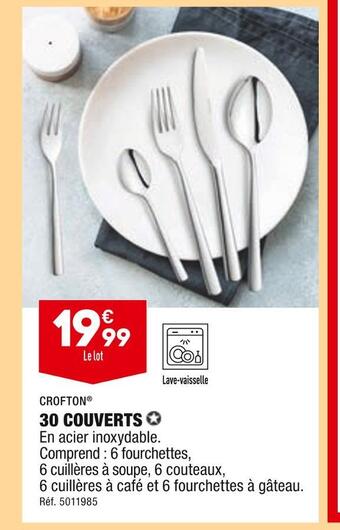 ALDI Crofton 30 couverts offre