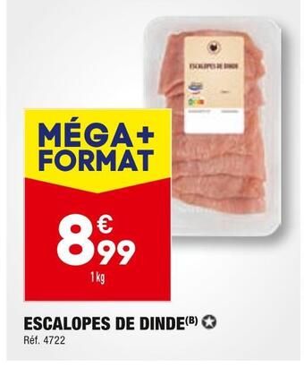 ALDI Escalopes de dinde offre