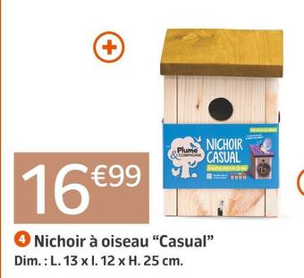 Jardiland Nichoir à oiseau “casual” offre