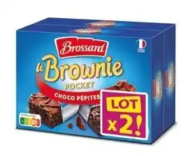 Auchan MINI BROWNIE PÉPITES DE CHOCOLAT offre