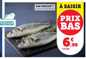 Super U BAR PORTION offre