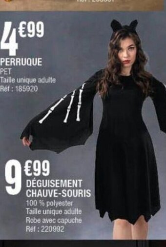 DÉGUISEMENT CHAUVE-SOURIS