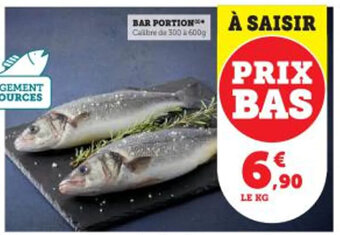 Hyper U BAR PORTION offre