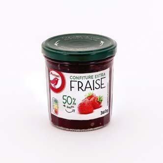 Auchan CONFITURE EXTRA FRAISE offre