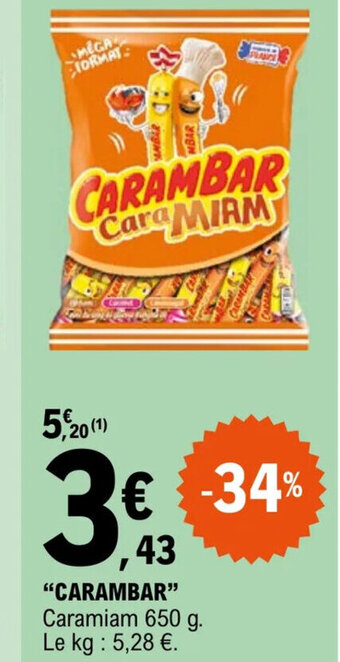 E.Leclerc "CARAMBAR" Caramiam offre