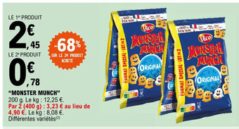 E.Leclerc "MONSTER MUNCH" offre