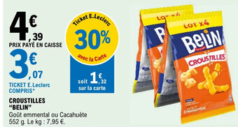 E.Leclerc CROUSTILLES "BELIN" offre