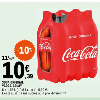 E.Leclerc SODA ORIGINAL "COCA-COLA" offre