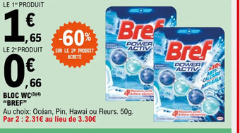 E.Leclerc BLOC WC "BREF" offre