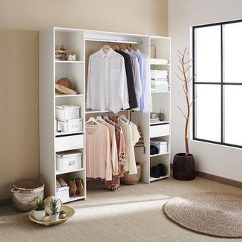 Kit dressing blanc - h. 200,4 x l. 180 x p. 39,95 cm