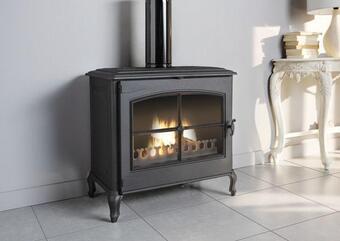 Brico Dépôt Invicta poêle à bois rustica anthracite - 10 kw offre