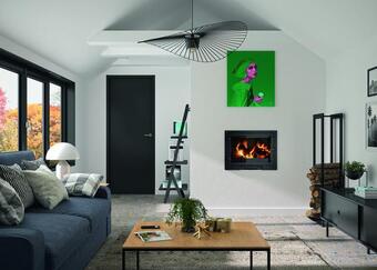 Brico Dépôt Invicta foyer à bois 700 eos - 8 kw offre