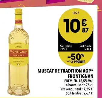 Supeco Muscar de tradition AOP Frontignan offre