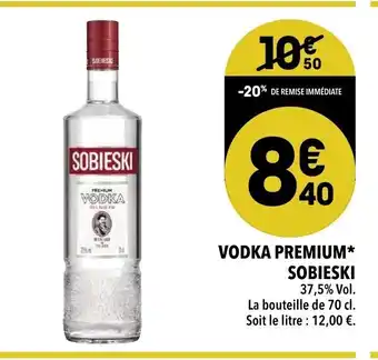 Supeco Vodka Premium Sobieski offre