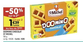 Leader Price DOOMINO CHOCOLAT ST MICHEL offre