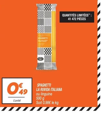 Netto SPAGHETTI LA RUVIDA ITALIANA offre