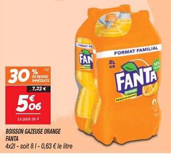 Netto BOISSON GAZEUSE ORANGE FANTA offre