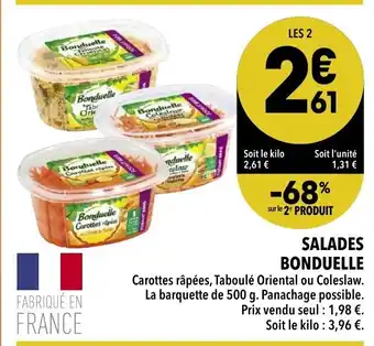 Supeco Salades Bonduelle offre