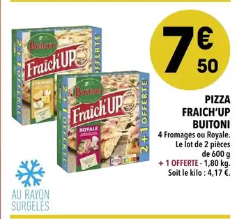 Supeco Pizza fraich'up Buitoni offre