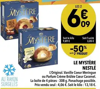 Supeco Le Mystère Nestlé offre