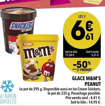 Supeco Glace M&M's Peanut offre